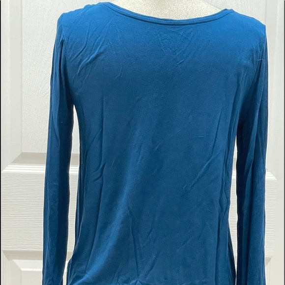 Gap Luxe Teal Long Sleeve tee - Picture 5 of 7